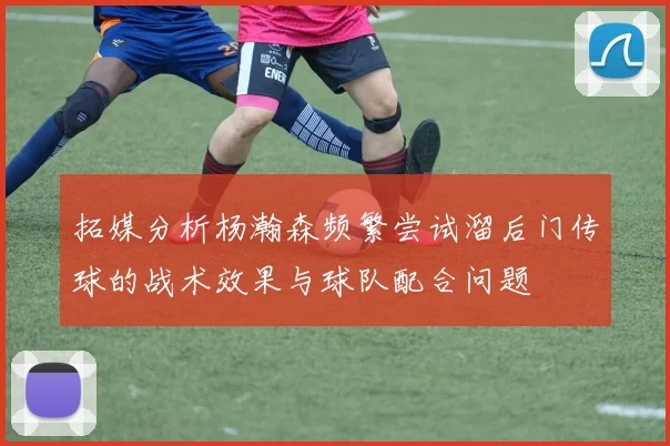 拓媒分析杨瀚森频繁尝试溜后门传球的战术效果与球队配合问题